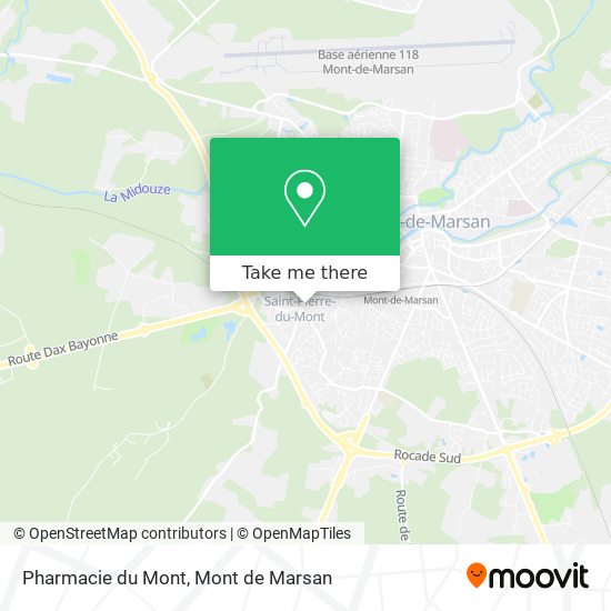 Pharmacie du Mont map