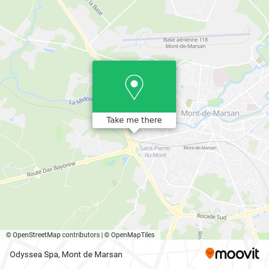 Odyssea Spa map