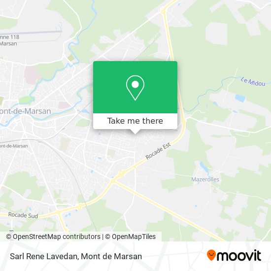 Sarl Rene Lavedan map