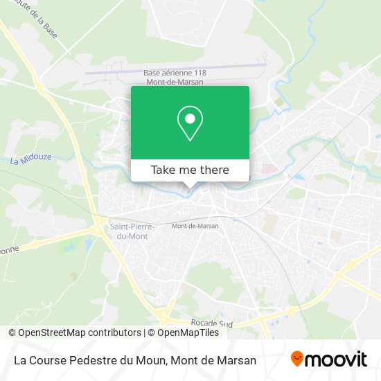Mapa La Course Pedestre du Moun