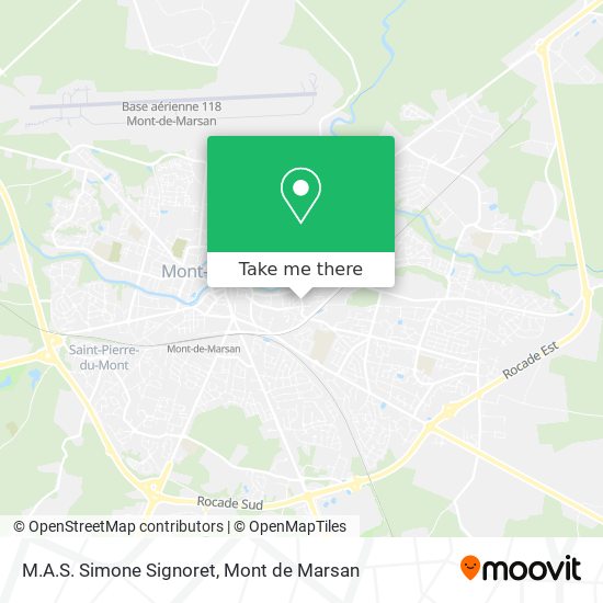 M.A.S. Simone Signoret map
