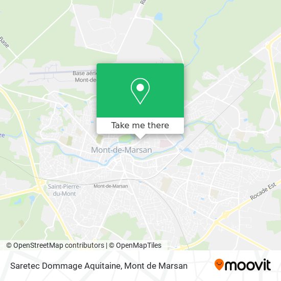 Saretec Dommage Aquitaine map