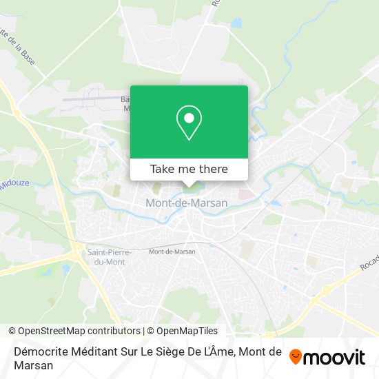 Démocrite Méditant Sur Le Siège De L'Âme map