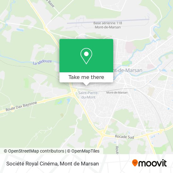Société Royal Cinéma map