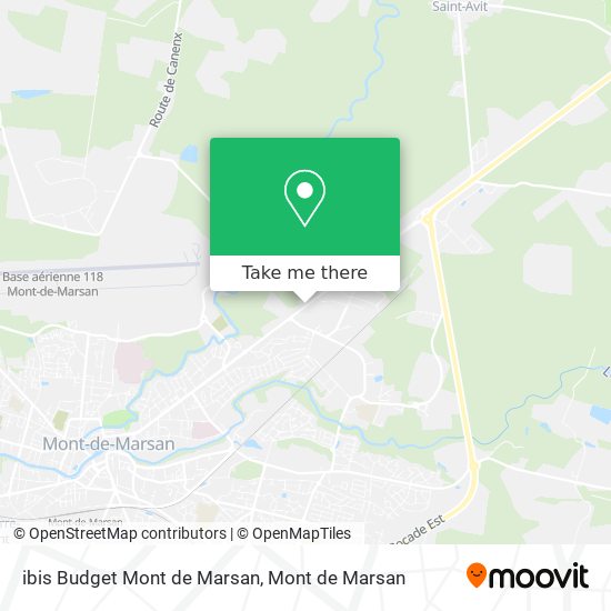 ibis Budget Mont de Marsan map