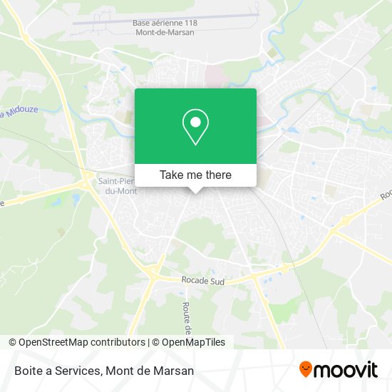 Mapa Boite a Services