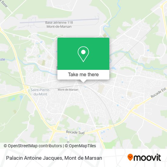 Mapa Palacin Antoine Jacques