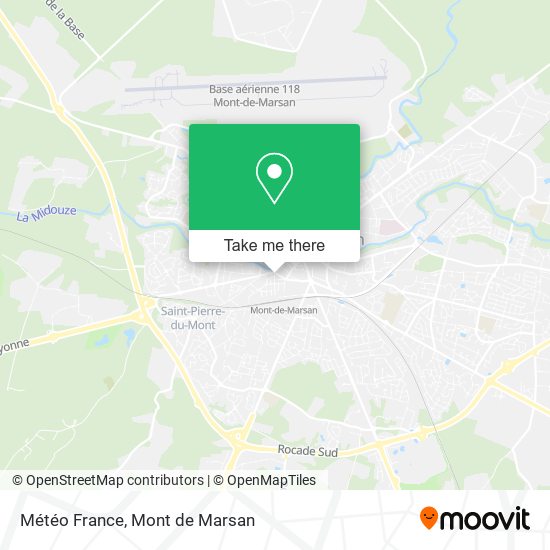 Météo France map