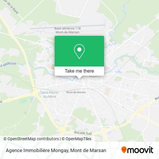 Mapa Agence Immobilière Mongay