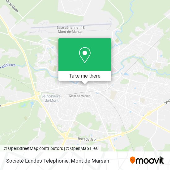 Mapa Société Landes Telephonie