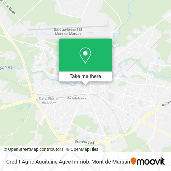 Mapa Credit Agric Aquitaine Agce Immob