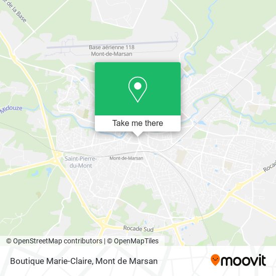 Boutique Marie-Claire map