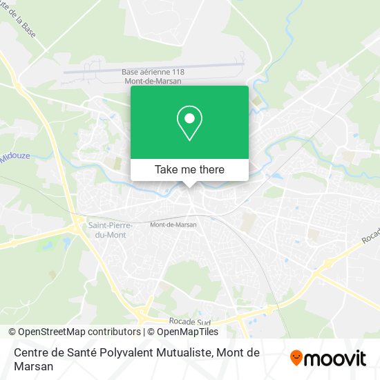 Mapa Centre de Santé Polyvalent Mutualiste