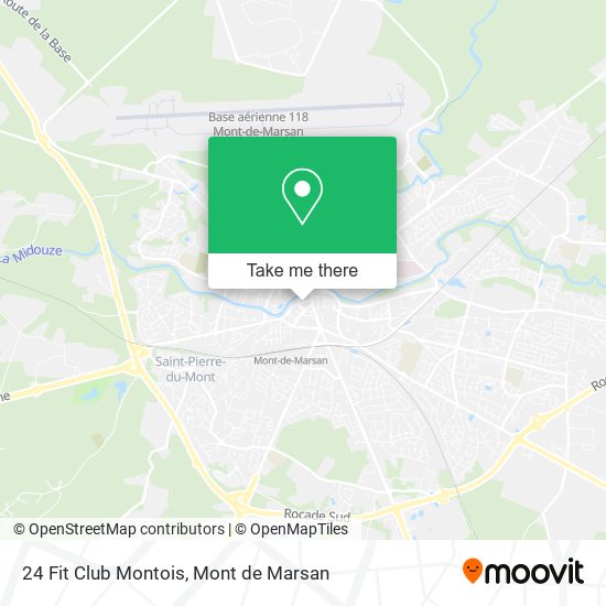 Mapa 24 Fit Club Montois