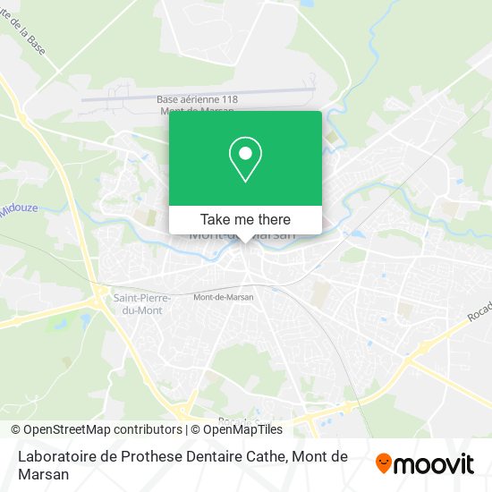 Laboratoire de Prothese Dentaire Cathe map