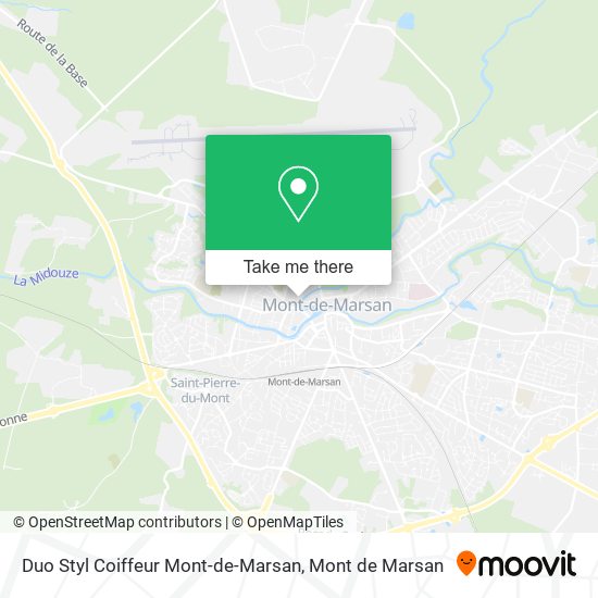 Duo Styl Coiffeur Mont-de-Marsan map