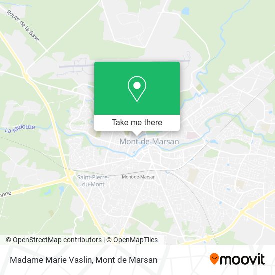 Mapa Madame Marie Vaslin