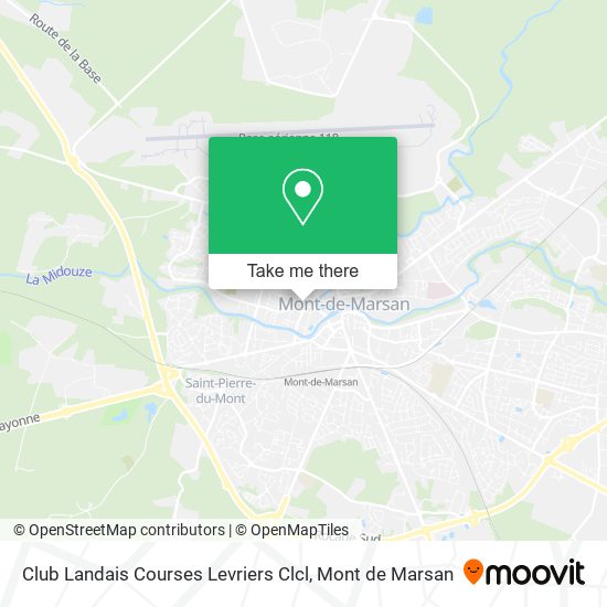 Club Landais Courses Levriers Clcl map
