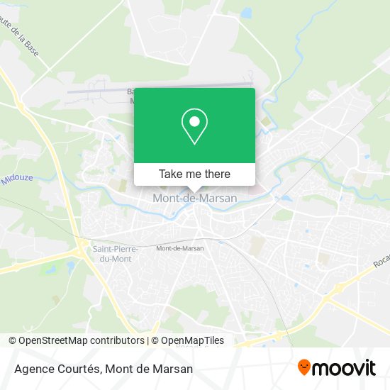Agence Courtés map
