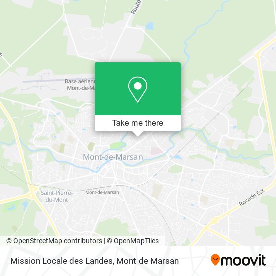 Mission Locale des Landes map