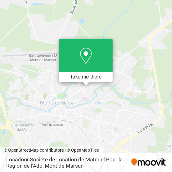 Mapa Locadour Société de Location de Materiel Pour la Region de l'Ado