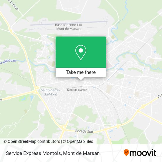 Service Express Montois map