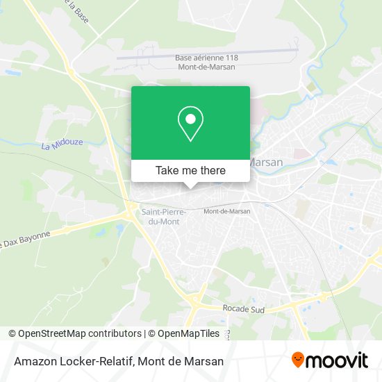 Amazon Locker-Relatif map