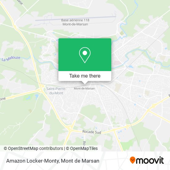 Mapa Amazon Locker-Monty