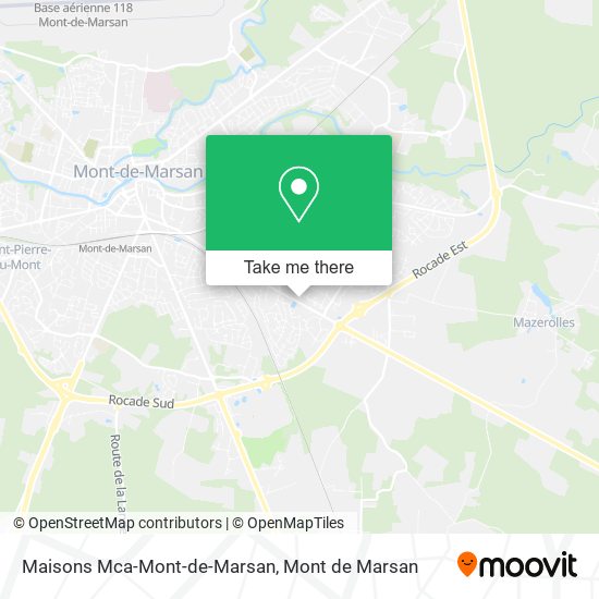 Maisons Mca-Mont-de-Marsan map