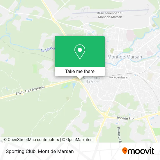 Sporting Club map