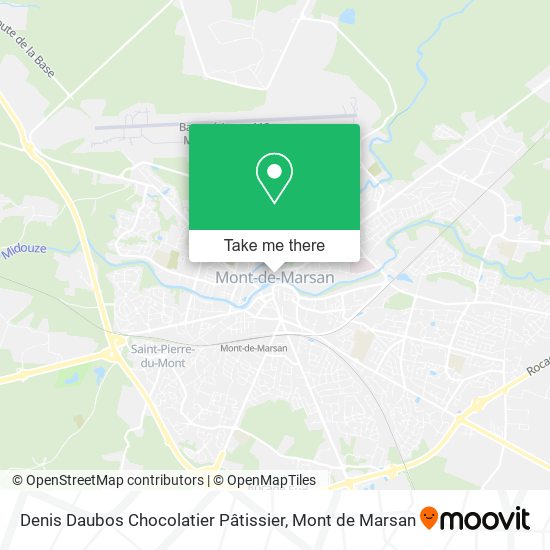 Denis Daubos Chocolatier Pâtissier map