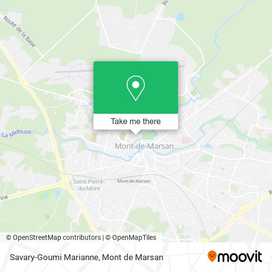 Mapa Savary-Goumi Marianne