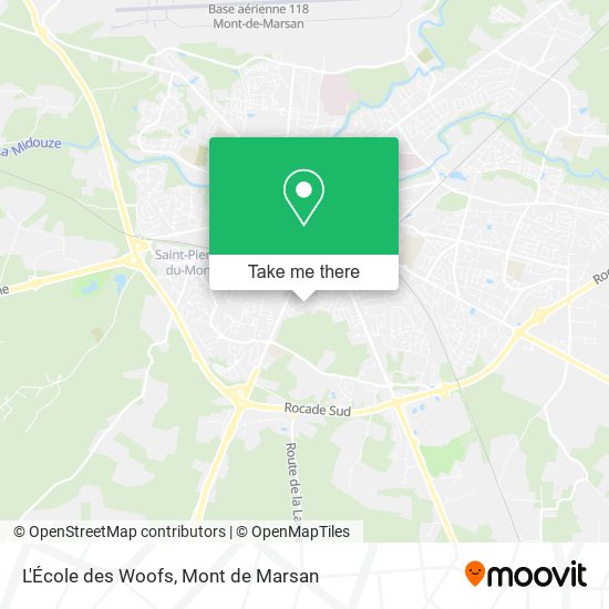 L'École des Woofs map
