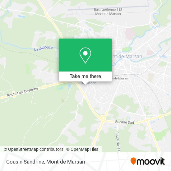 Cousin Sandrine map