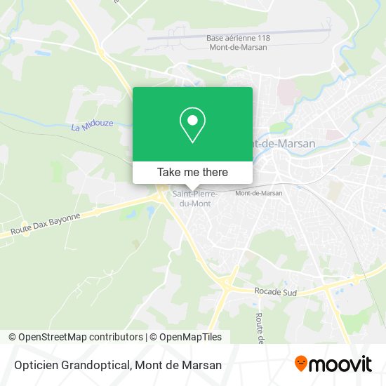 Opticien Grandoptical map