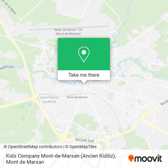 Kids Company Mont-de-Marsan (Ancien Kidiliz) map
