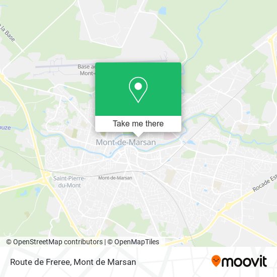 Route de Freree map