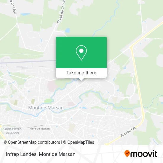Infrep Landes map