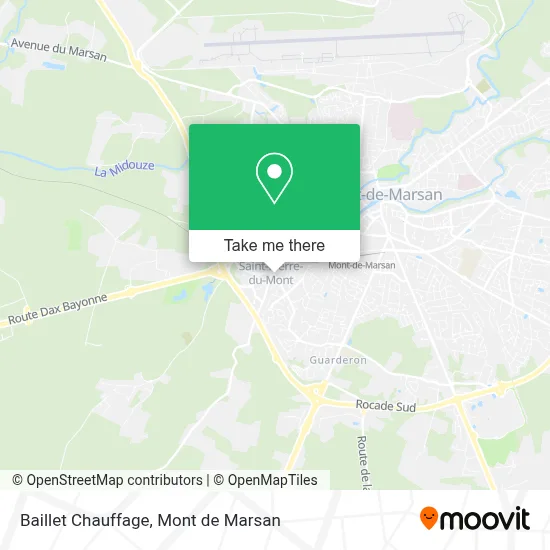 Baillet Chauffage map