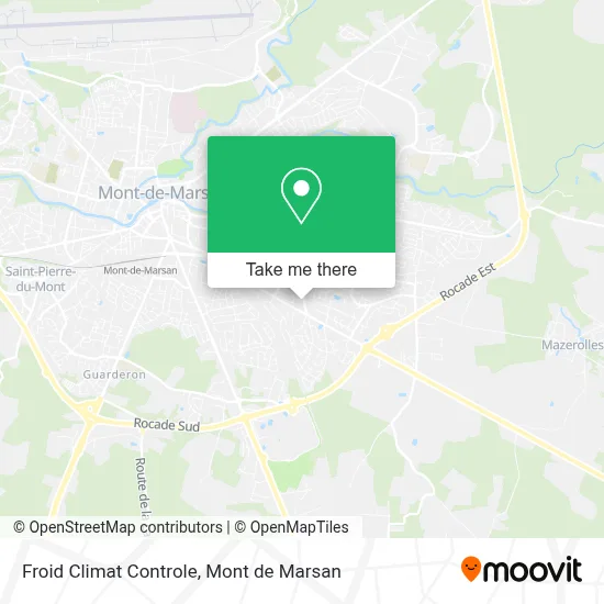 Froid Climat Controle map