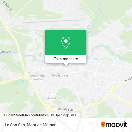 Le San Seb map