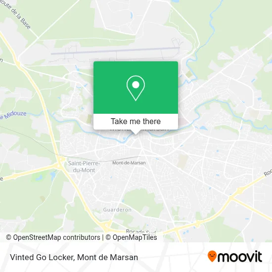 Vinted Go Locker map