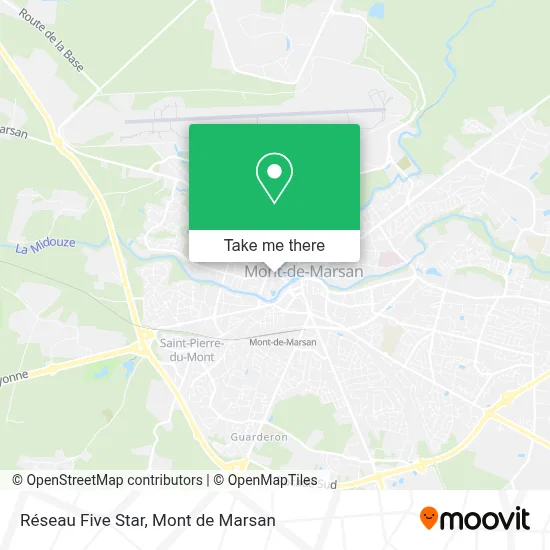 Réseau Five Star map