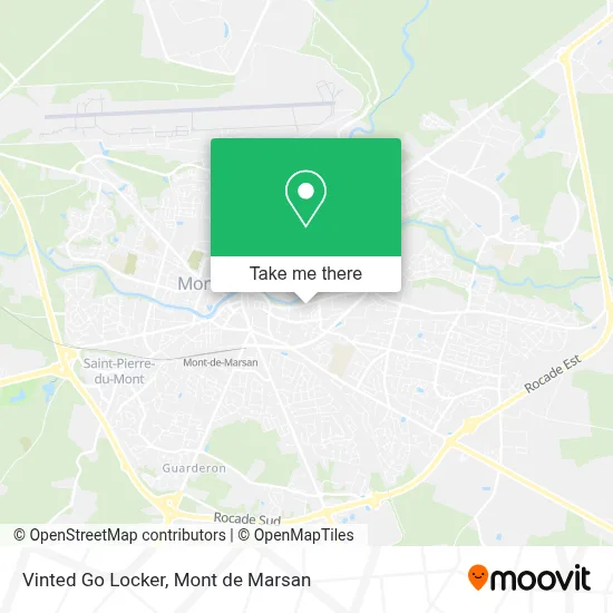 Vinted Go Locker map
