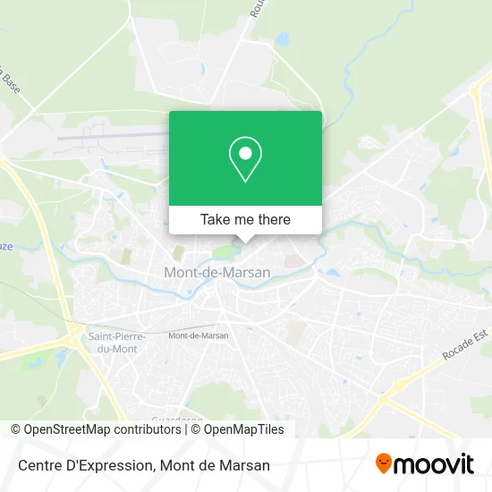Centre D'Expression map