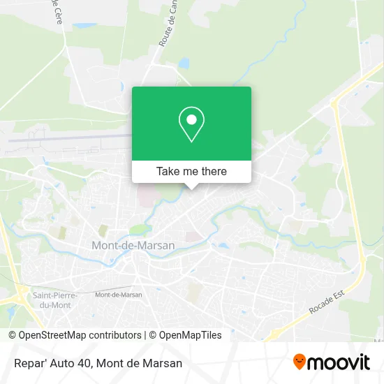 Repar' Auto 40 map