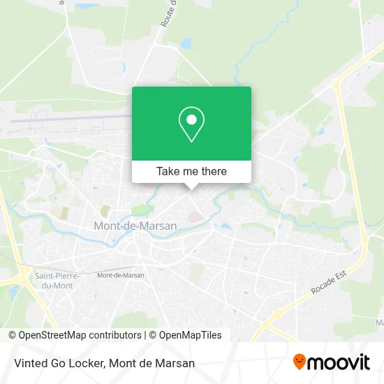 Vinted Go Locker map