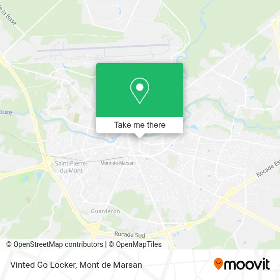 Vinted Go Locker map