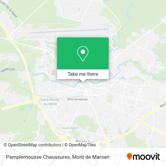 Pamplemousse Chaussures map
