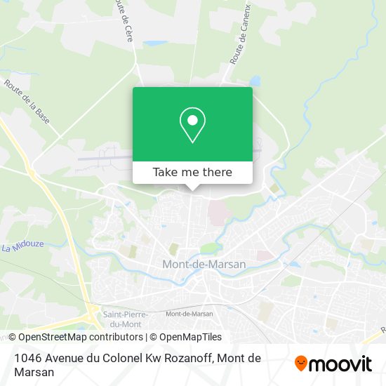 1046 Avenue du Colonel Kw Rozanoff map